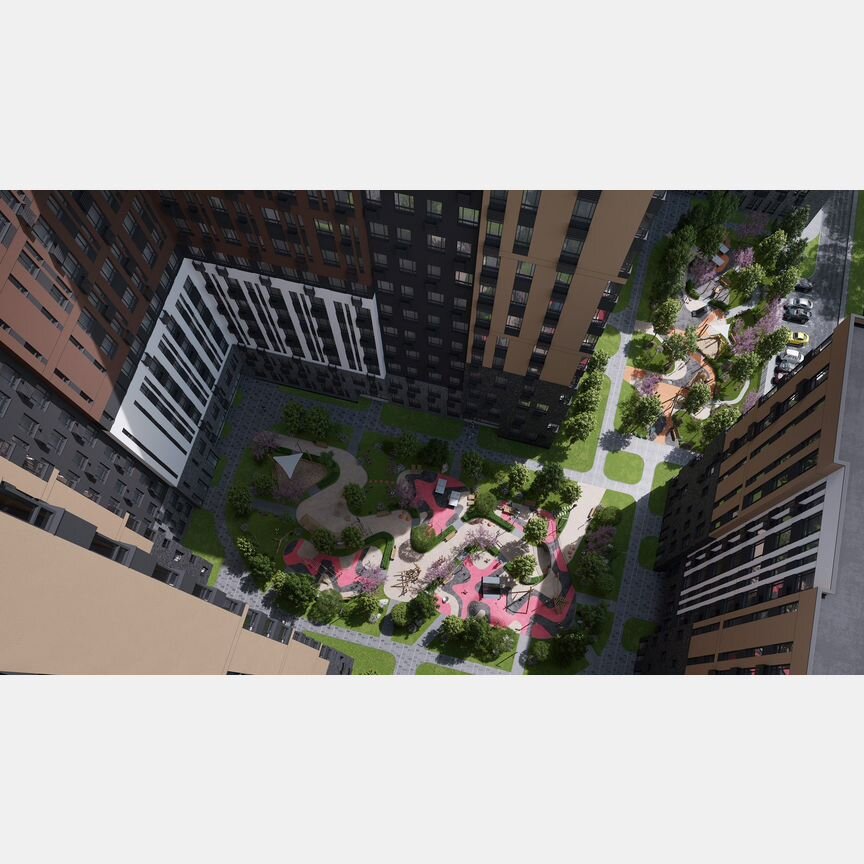 2-к. квартира, 61,8 м², 12/17 эт.