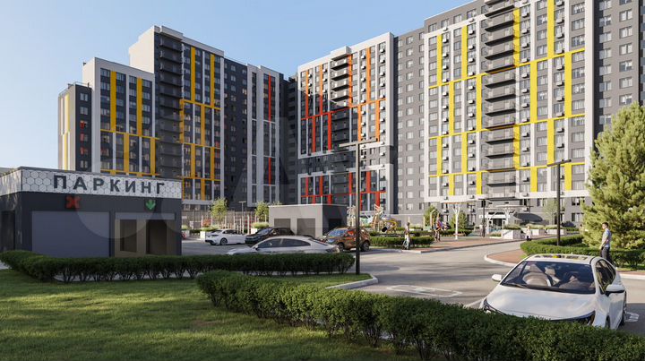 2-к. квартира, 73,2 м², 14/16 эт.