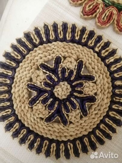 Салфетки на стол круглые