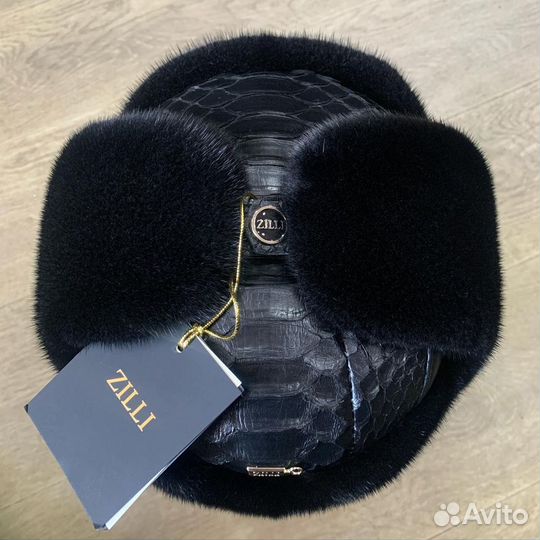Ушанки Zilli Норка Каракуль Питон