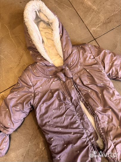 Комбинезон демисезонный для девочки 74-80