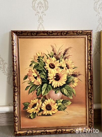 Картина подсолнухи