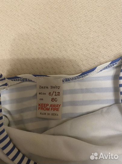 Купальник и плавки для девочки 74-80