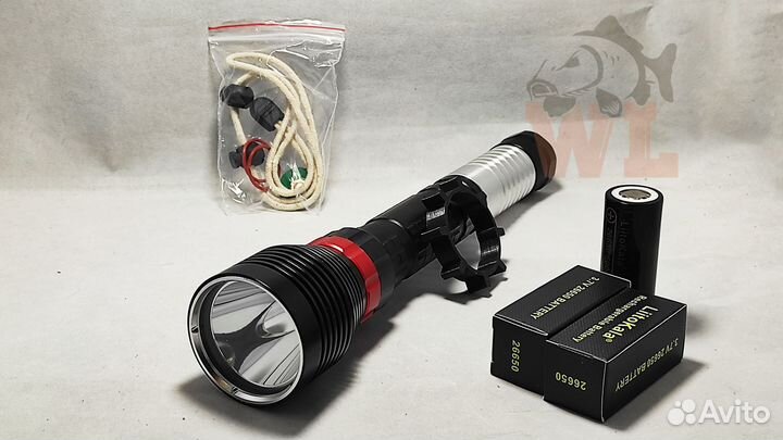 Dx50 Подводный фонарь Мастеравой 19Ватт 3х26650