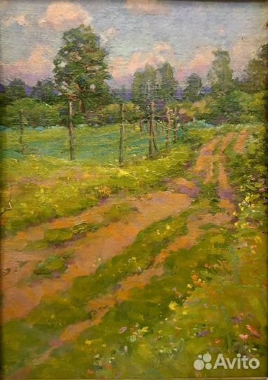 Картина Кирьянов В.Г. 1992 г. Пейзаж