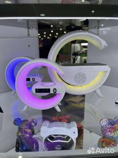 Колонка, ночник, беспроводная зарядка