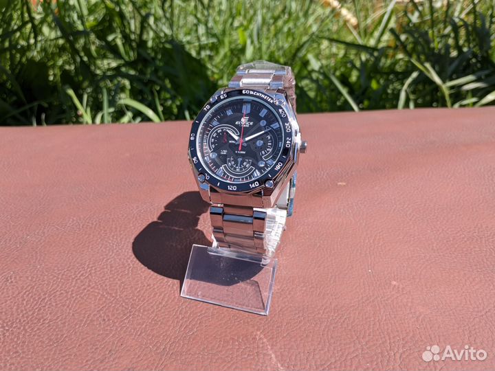 Часы Casio Edifice чёрные с коробкой