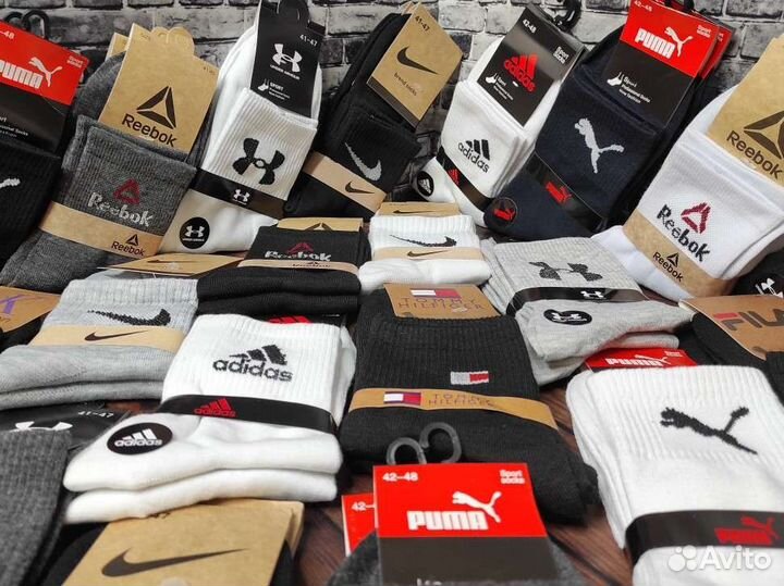 Носки nike adidas tommy lacoste puma качество