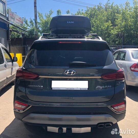 Багажник бокс на крышу hyundai santa fe