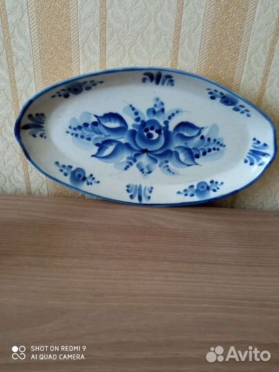 Набор для специй, фарфор, гжель