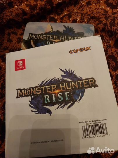 Monster Hunter Rise nintendo Steelbook