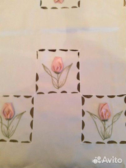 Скатерть шелковая прямоугольная