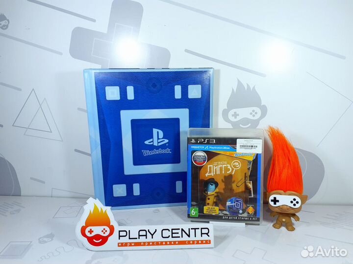 PS3 Wonderbook: Детектив Диггз (Диск + книга) б/у