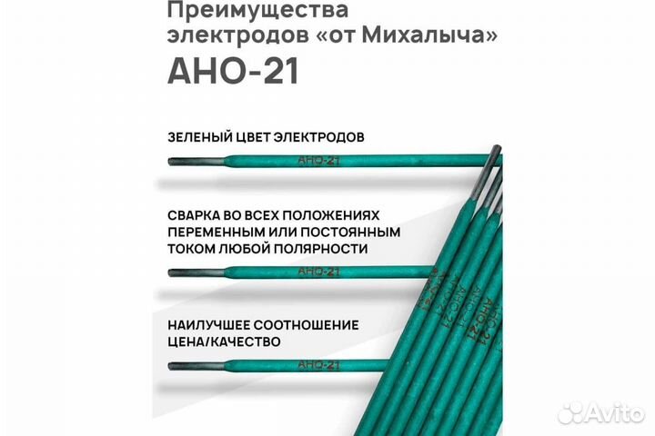 Электроды от Михалыча ано-21, Доставка Все размеры