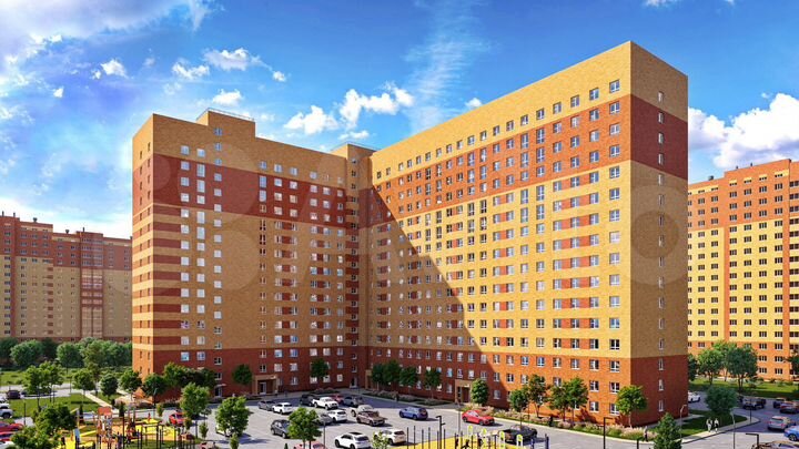 2-к. квартира, 48,6 м², 1/16 эт.