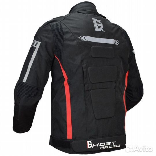 Куртка Ghost Racing черно-красная