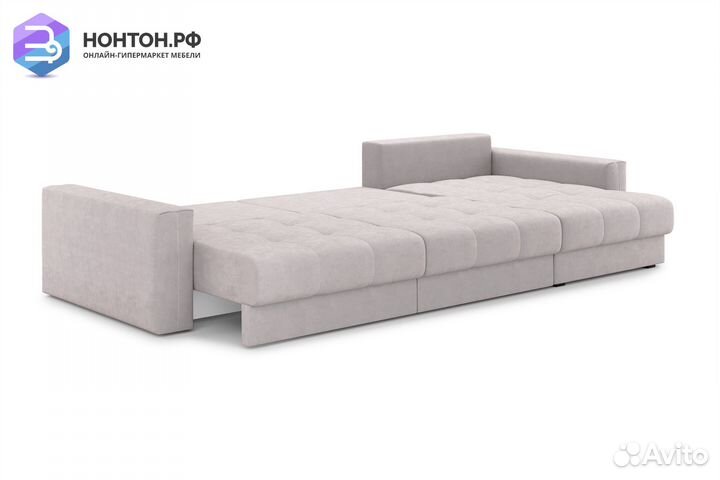 Диван угловой тик-так Монарх М2О1 бежевый