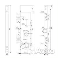 Замок врезной 