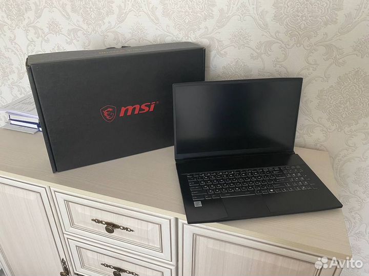 Игровой ноутбук msi gf75 rtx3060 17.3дюймов