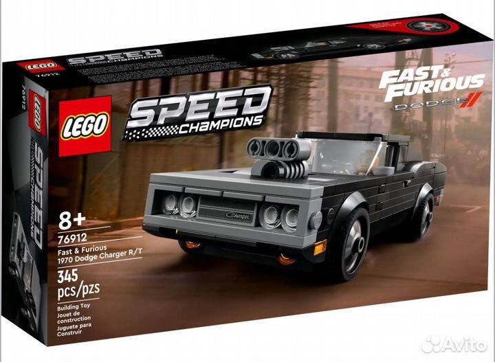 Lego 76912 Dodge Charger R/T 1970 новый, оригинал