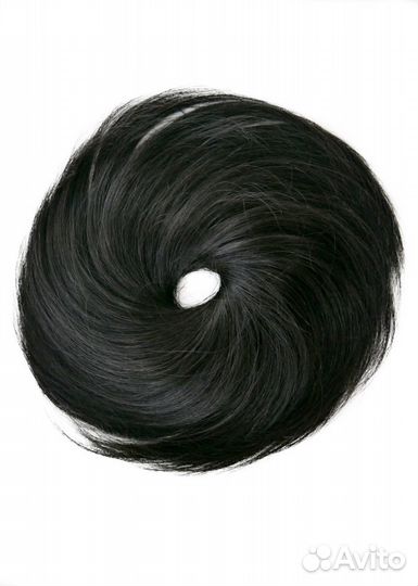 Резинка из натуральных волос темные цвета