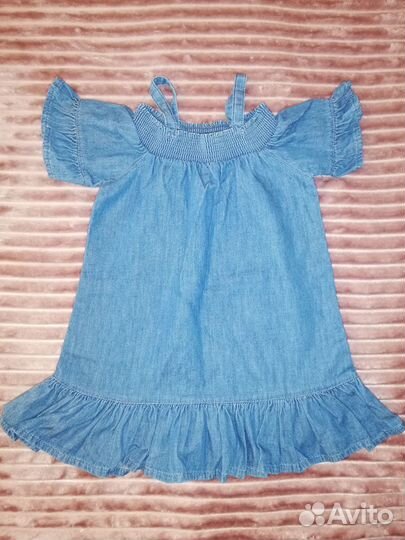 Джинсовое платье для девочки