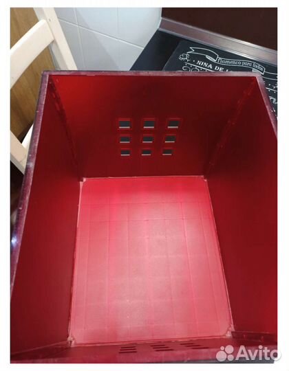 Ящик Икея Лекман в стеллаж Каллакс