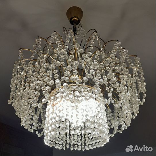 Люстра хрустальная чехия богемия jablonec