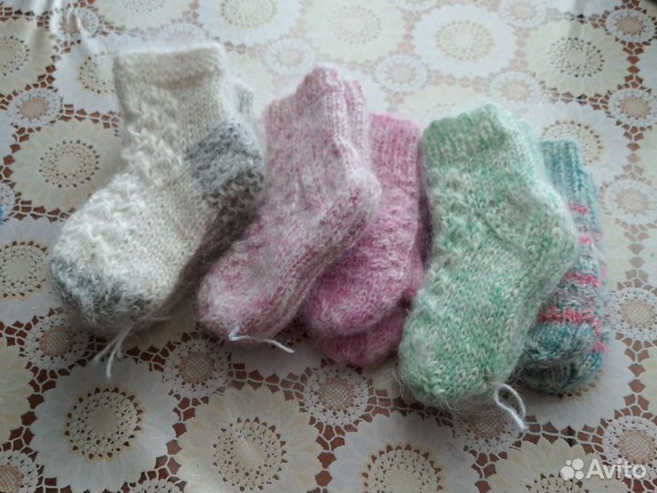 Носочки детские пуховые, 2-3годика