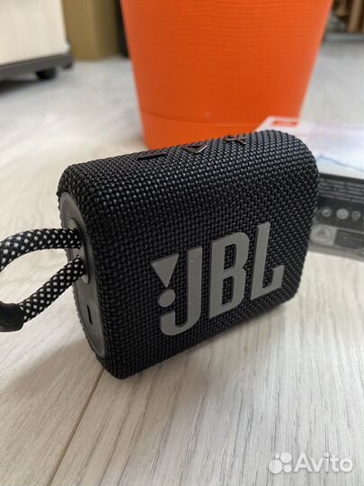 Портативная колонка JBL Go 3 Black Черная