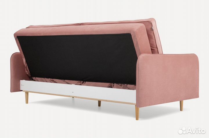 Раскладной диван Арил Velvet Pink