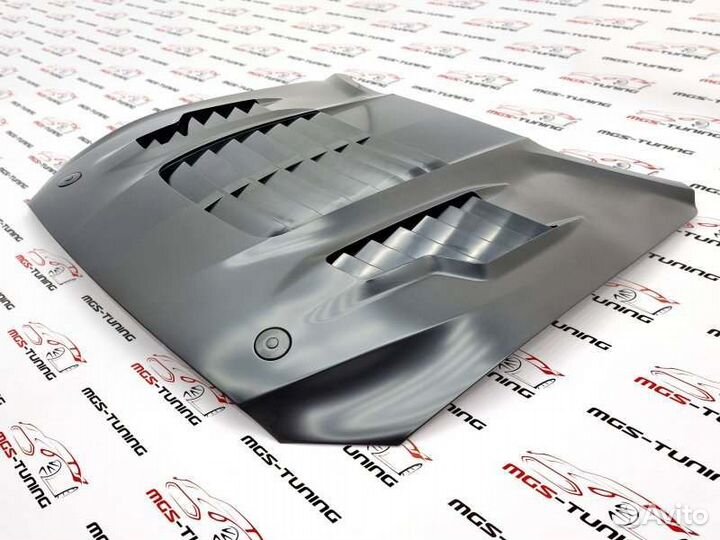 Капот на Ford Mustang в стиле GT 500 KR 14-17гг