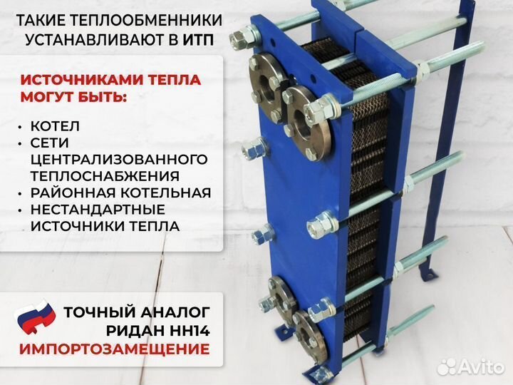 Разборный теплообменник SN14-20- вентиляция, 183кВ