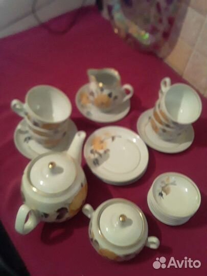 Сервиз чайный времен СССР
