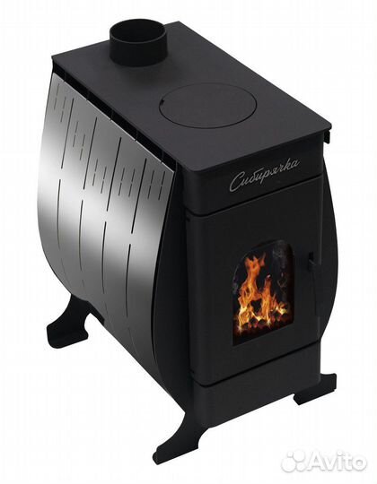 Печь воздухогрейная Сибирячка 9 кВт нмк