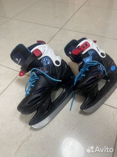 Коньки nordway раздвижные размер 31-33