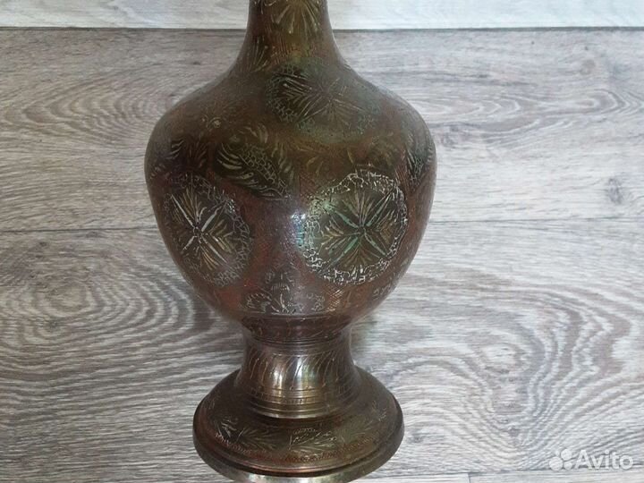 Ваза Индия латунь 70е гг Винтаж