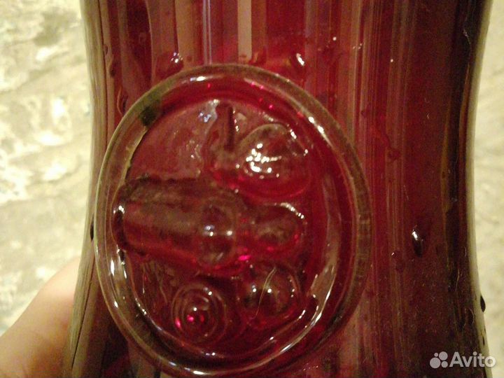 Кружка цветное стекло СССР