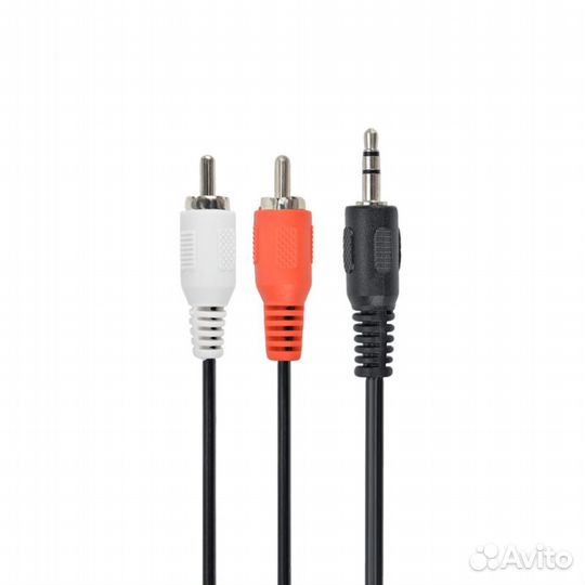 Кабель аудио Gembird, джек3.5 / 2xRCA, 2.5м CCA-45