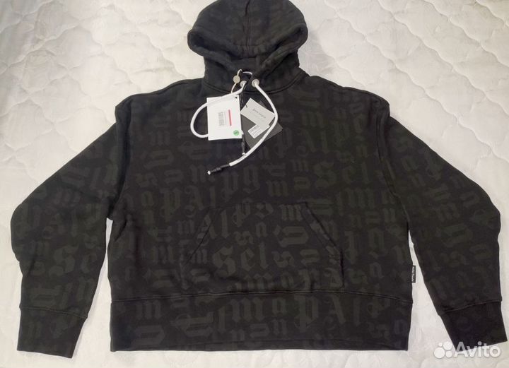 Худи Palm Angels рисунок из логотипов size M