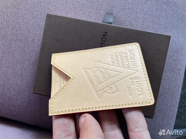 Louis vuitton Vachetta Voyages Card Hol