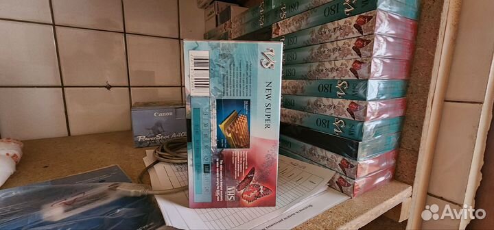 Видеокассеты vhs новые в упаковке