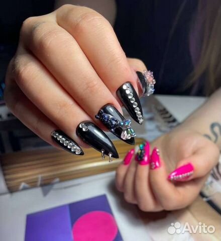 Маникюр наращивание
