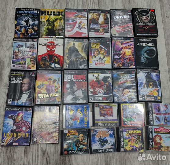 Диски для sony playstation 2