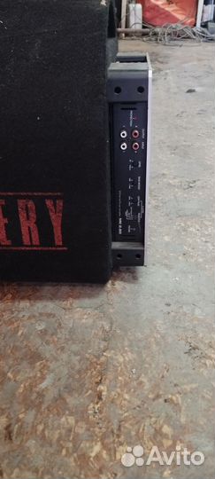 Активный сабвуфер, автомагнитола + камера