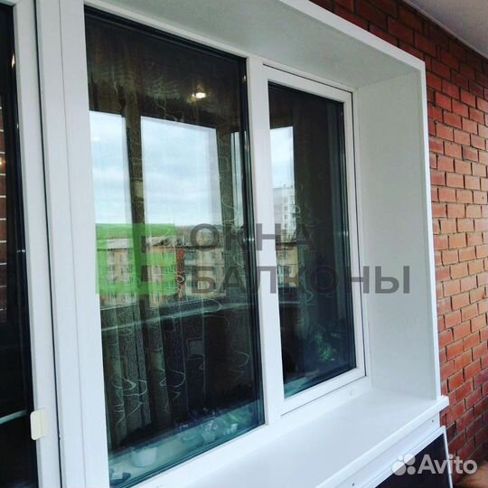 Остекление балконов в пятиэтажке