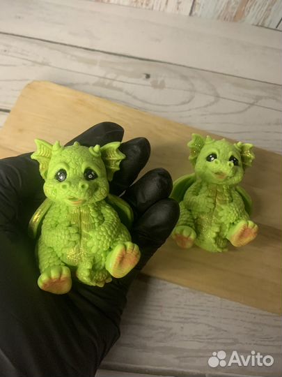 Мыло ручной работы дракон