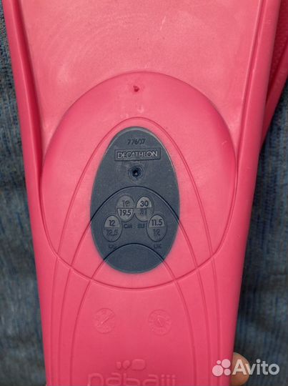 Ласты новые Декатлон на девочку