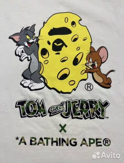 Футболка Bape x Tom and Jerry