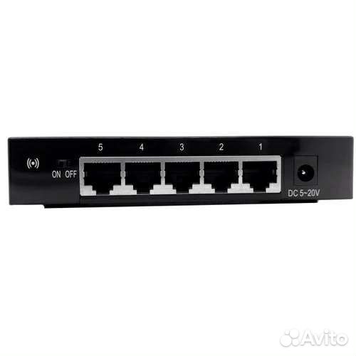 Коммутатор сетевой 5-ти портовый RE-505 (5Port Ent
